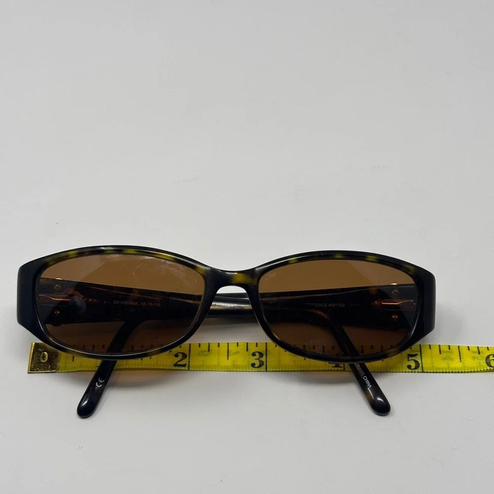 Kirkland Signature Sunglasses Girls Brown Havana‎ Oval Floral Y2K Aesthetic